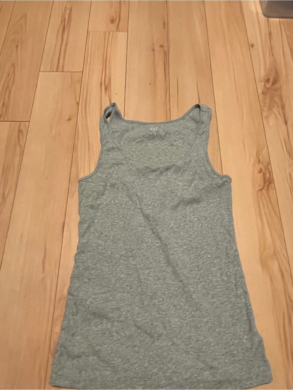 GAP Gray Scoop Neck Tank Top